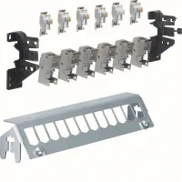 Патч-панель 12-кратна, з модулями 6xRJ45 і тримачами VOLTA Hager FZ12MM