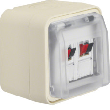 Розетка до гучномовця подвійна, IP55, біла, W.1 Berker 11963512