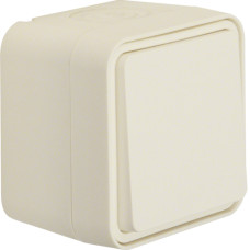 Перемикач IP55, білий, 10АX/250В W.1 Berker 30763502