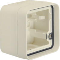 Корпус с рамкой 1Х до зовнішнього монтажу, білий, W.1 Berker 6118913502
