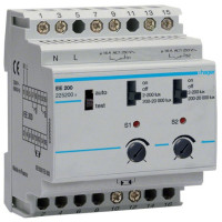 Сутінкове реле, 2-канальне, 230В /16А, 4м Hager EE200