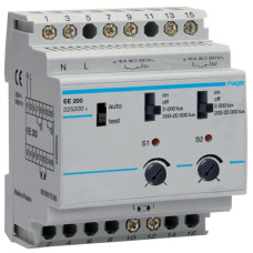 Сутінкове реле, 2-канальне, 230В /16А, 4м Hager EE200