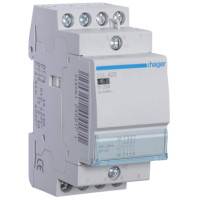 Контактор 25A, 4НВ, 12В, 2м Hager ESL425