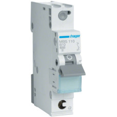 Автоматичний вимикач QC In=10 А, 1п, B, 6 kA, 1м Hager MBS110