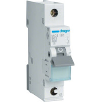 Автоматичний вимикач QC In=63 А, 1п, C, 6 kA, 1м Hager MCS163