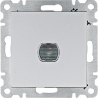 Світлорегулятор нажимний Lumina, срібний, 60-600Вт Hager WL4032