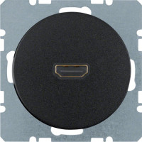 HDMI-розетка, колір чорний, глянець, R.x Berker 3315422045