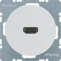 HDMI-розетка, колір пол.білизна, глянець, R.x Berker 3315422089
