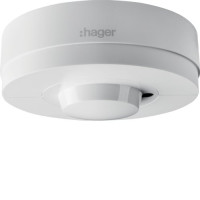 Датчик руху зовнішньої установки, білий, IP54, 360 град, 20х4м, Hager EE883