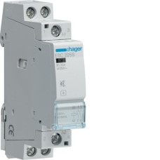 Контактор безшумний 25A, 2НВ, 230В, 1м Hager ESC225S