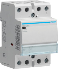 Контактор 63A, 2НВ, 24В, 3м Hager ESD263