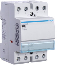 Контактор 40A, 4НВ, 24В, 3м Hager ESD440
