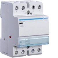 Контактор 63A, 4НВ, 24В, 3м Hager ESD463