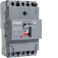 Автоматичний вимикач x160, In=32А, 3п, 18kA, Тфікс./Мфікс. Hager HDA032L