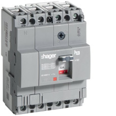 Автоматичний вимикач x160, In=32А, 4п, 18kA, Тфікс./Мфікс. Hager HDA033L