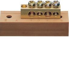 Клема фазна з тримачем 2x16+2x10мм2 Hager KM04L