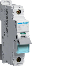 Автоматичний вимикач In=16А, 1п, B, 10 kA, 1м Hager NBN116