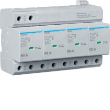 Розрядник (ПЗІП) T1+T2 4P Uc 350V 25kA 1,5kV TNS/TT +дод.контакт, Hager SPA801