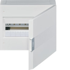 Щит наружного встановлення з білими дверцятами, 18 мод. (1х18), VEGA Hager VB118PB