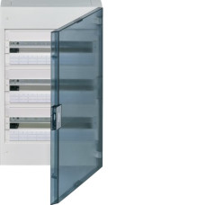 Щит наружного встановлення з прозорими дверцятами, 54 мод. (3х18), VEGA Hager VB318TB