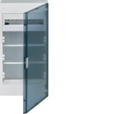 Щит з/у, прозорі двері, 18M + 3 ряди для ММ-обладнання, VEGA Hager VB418MMT