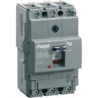 Автоматичний вимикач x160, In=100А, 3п, 18kA, Тфікс./Мфікс. Hager HDA100L