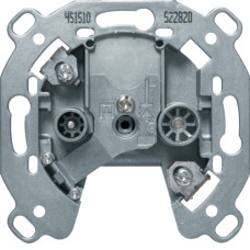 Розетка антенна, 2 отвори, прохідна Berker 451510