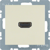 HDMI-розетка, колір слонова кістка, глянець, S.1 Berker 3315428982