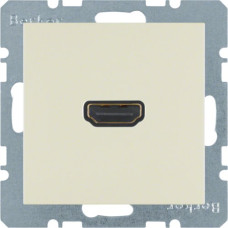 HDMI-розетка, колір слонова кістка, глянець, S.1 Berker 3315428982