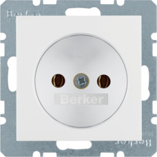 Розетка без з/к, 16А/250В, колір пол.білизна, глянець, S.1 Berker 6167038989
