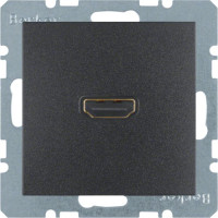 HDMI-розетка, колір антрацит, матовий, S.1 Berker 3315421606