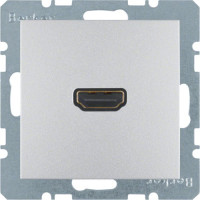HDMI-розетка, колір алюміній, матовий, S.1 Berker 3315421404