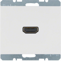 HDMI-розетка, колір пол.білизна, глянець, K.1 Berker 3315427009