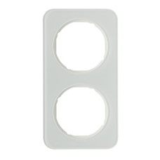 Рамка 2-постова, колір полярна білизна, глянець, скло, R.1 Berker 10122109