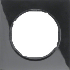 Рамка 1-постова, колір чорний, глянець, пластик, R.3 Berker 10112245