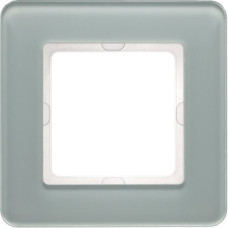 Рамка 1-постова, колір полярна білизна, глянець, скло, Q.7 Berker 10116079