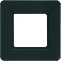 Рамка под LED-модуль 1-постова, колір чорний, глянець, скло, Q.7 Berker 10116176