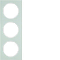 Рамка 3-постова, колір полярна білизна, глянець, скло, R.3 Berker 10132209