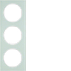 Рамка 3-постова, колір полярна білизна, глянець, скло, R.3 Berker 10132209